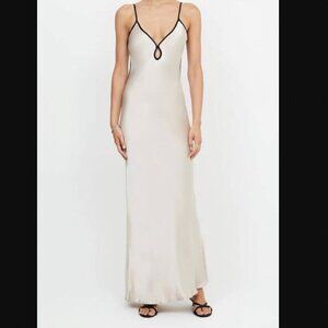 Cedar City Maxi Dress in Sand/Black
